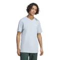 adidas Sportswear Essentials Single Jersey Embroidered Small Logo T-Shirt, Blue, M