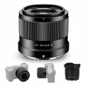 Viltrox 20mm F2.8 Wide-Angle Auto Focus Lens, Compatible with Full-Frame Nikon Z-Mount Mirrorless Cameras Z5 Z6 Z7 Z6II Z7II Z9