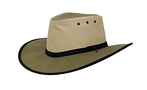 Newcastle Hats NH CBZKH-XXXL Canning Breeze Canvas Hat, Extra Extra Extra Large (64-65cm), Khaki