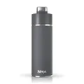 Ninja DW2401GY Thirsti 24oz Travel Water Bottle, for Carbonated Sparkling Drinks, Colder and Fizzier Longer, Stainless Steel, Leak Proof, 24 Hours Cold, Dishwasher Safe, Metal Insulated Tumbler, Gray