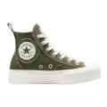 Converse Women's Chuck Taylor All Star Lift Sneakers, Utility Green, 9.5 US