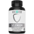 Selenium 200mcg for Thyroid, Prostate and Heart Health - Essential Trace Mineral with Superior Absorption - Yeast Free - 100 Once Daily Vegetable Capsules - Manufactured in the USA