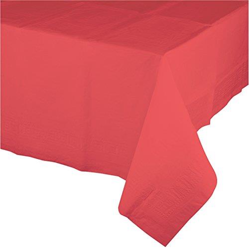 Creative Converting Coral Plastic Tablecover