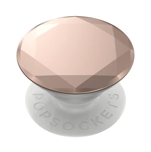 PopSockets PopGrip - Expanding Stand and Grip with Swappable Top - Metallic Diamond Rose Gold