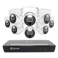 Swann 6K (12MP) Ultra HD Security Camera System - 16 Channel NVR, 2TB HDD, 8 Dome Cameras, Night Vision, Smart Alerts, IP66 Weatherproof - Comprehensive Protection for Home & Business