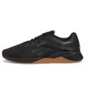 Reebok Unisex-Adult Nano X4 Sneaker, Black/Purgry/Rbkle3, 7.5