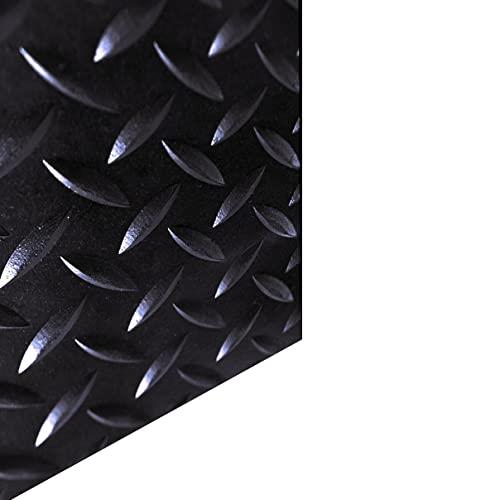 RedCat Diamond Floor Mat, Black, 1200 mm x 2 m