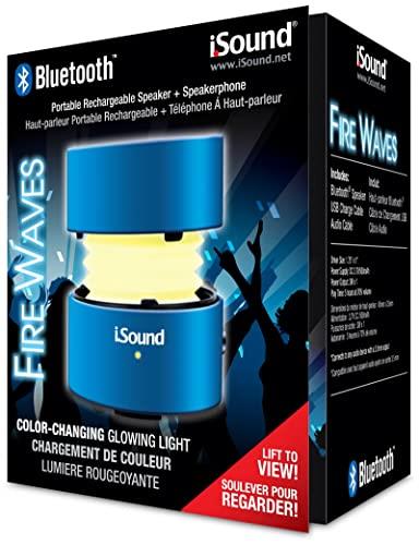 iSound Fire Waves Bluetooth Speaker, Blue