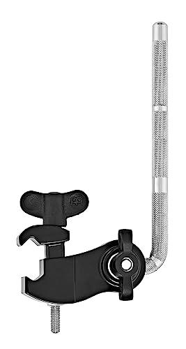 Meinl Percussion Hardware Rim Clamp - with Rod - Height and Angle Adjustable - Drum Kit Accessories - Steel and Plastic, Black (RIMCLAMP)