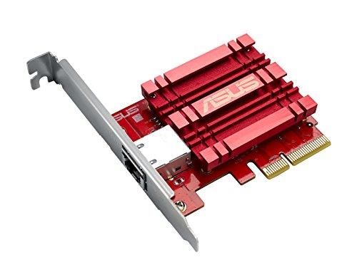 ASUS XG-C100C 10GBase-T PCIe Network Adapter with Backward Compatibility of 5/2.5/1G and 100Mbps ; RJ45 Port and Built-in QoS