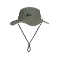 Quiksilver Men's Bushmaster Sun Protection Floppy Visor Bucket Hat, Thyme, XX-Large