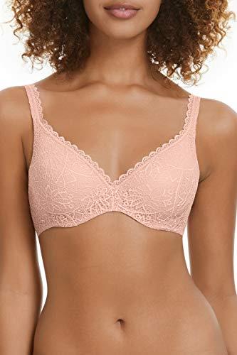 Berlei Women's Lace Barely There Contour Bra, Nude Lace, 14DD