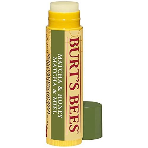 Burt's Bees 100% Natural Moisturising Lip Balm, Matcha and Honey with Beeswax and Green Tea Extract, 4.25 g