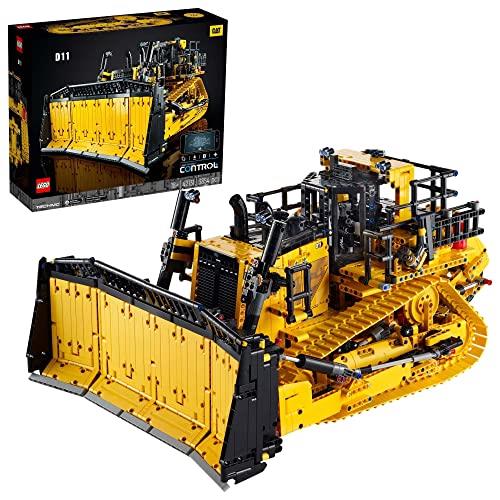 LEGO Technic App-Controlled Cat D11 Bulldozer 42131 A True-to-Life Replica of an Iconic Construction Machine, Building Kit