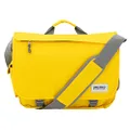 J World New York Thomas Laptop Messenger Bag for Women & Men. Kids Computer Bookbag, Tangerine Yellow