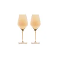 Maxwell & Williams Glamour Wine Glass 520ML Set of 2 Gold Gift Boxed