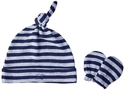 Merino Stripe Hat and Mittens for Boy, Multicolour, 2, 2 Count