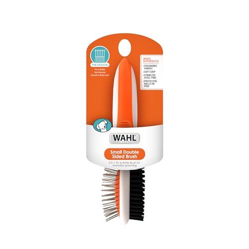 Wahl Animal White/Orange Small Double-Sided Brush WE58906