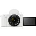Sony Alpha ZV-E1 Full-Frame Interchangeable Lens Mirrorless Vlog Camera with 28-60mm Lens - White Body
