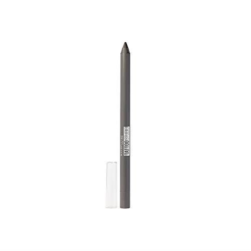 Maybelline New York TattooStudio Long-Lasting Sharpenable Eyeliner Pencil, Glide on Smooth Gel Pigments with 36 Hour Wear, Waterproof, Intense Charcoal, 1 Count