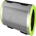BRAVEN STRYDE 360 Degree Sound Waterproof Bluetooth Speaker - Silver/Green