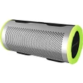 BRAVEN STRYDE 360 Degree Sound Waterproof Bluetooth Speaker - Silver/Green