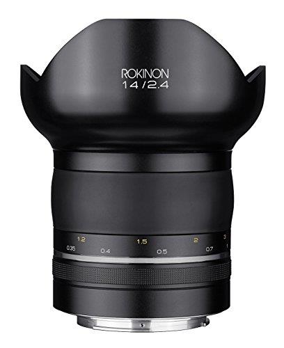 Rokinon SP14MAE-N Special Performance 14mm F/2.4 Ultra Wide Angle Lens with Built-in AE Chip for Nikon DSLR, Black