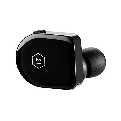 Master & Dynamic MW07 True Wireless Earphones - Bluetooth Enabled Noise Isolating Earbuds - Lightweight Quality Earbuds for Music, Piano Black