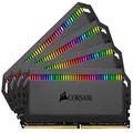 Corsair Dominator Platinum RGB 128GB (4x32GB) DDR4 3600MHz C18 (12 Ultra-Bright CAPELLIX RGB LEDs, DHX Cooling System, Tight Response Times) Desktop Memory - Black