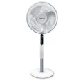Honeywell Advanced QuietSet Oscillating Stand Fan (5 Speed Settings, Timer Function, Oscillating 70°, Height Adjustment, Remote Control, Easy to Use) HSF600W