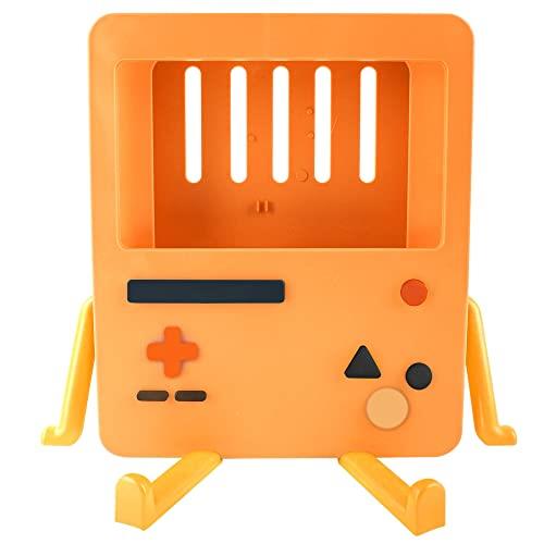 GRAPMKTG Charging Stand for Nintendo Switch Accessories Portable Dock Compatible for Nintendo Switch OLED Cute Case BMO Decor Gift Men Women Kids Orange