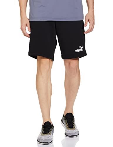 PUMA Boy's Essential Sweat Shorts, Black, M