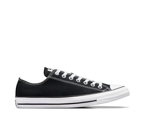 Converse Unisex Chuck Taylor All Star Low Top Sneakers, Black, 10.5 US M