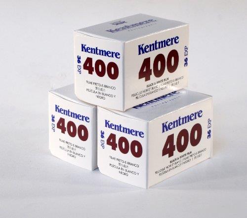 Kentmere 400asa Black & White Film 35mm 36exp 3 Pack