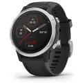 Garmin Fenix 6S, Premium Multisport GPS Smartwatch, Silver With Black Band