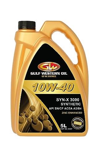 Gulf Western Oil SYN-X 3000 10W-40 Engine Oil 5 Liter