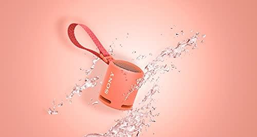 Sony SRS-XB13 - Compact & Portable Waterproof Wireless Bluetooth speaker with Extra Bass - Coral Pink