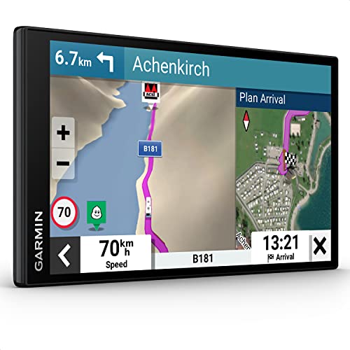 Garmin Camper 795 EU - Navigation Device with 7 Inch Display for Motorhomes and Caravans, Pre-Installed 3D Maps for Europe and South Africa, Real Time Traffic Information, Campsite Database