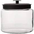 Anchor Hocking Montana Jar with Black Lid, 2.9 Litre Capacity