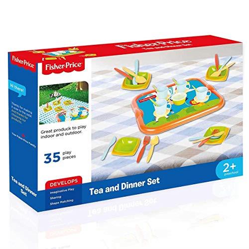 Fisher Price Kids Tea and Dinner Playset Pretend Play