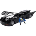 Jada DC Comics Batman Animated Series Batmobile Die-Cast Car with 2.75-Inch Batman Figure, Black