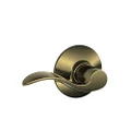 Schlage Accent Hall and Closet Lever, Antique Brass (F10 Acc 609)