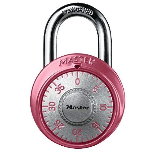 Master Lock 1530DPNK Locker Lock Combination Padlock, Pink