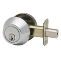Copper Creek DB2410PS Single Cylinder Deadbolt, Polished Stainless