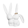 Creative Co-Op Ceramic Bunny Rabbit Ring Holder