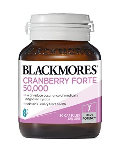 Blackmores 50000mg Cranberry Forte Women's Health Vitamin 30 Capsules