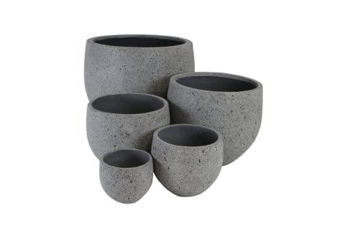 Pots by Design Savannah Pot Grey Set5