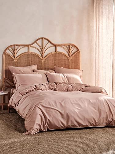 Linen House Nara 400TC Bamboo/Cotton Clay Double Quilt Cover Set