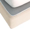 Linen House Bedwrap, Cream, Double Bed