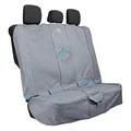 Kurgo Heather Dog Car Seat Cover and Car Bench Seat Cover, Heather Charcoal